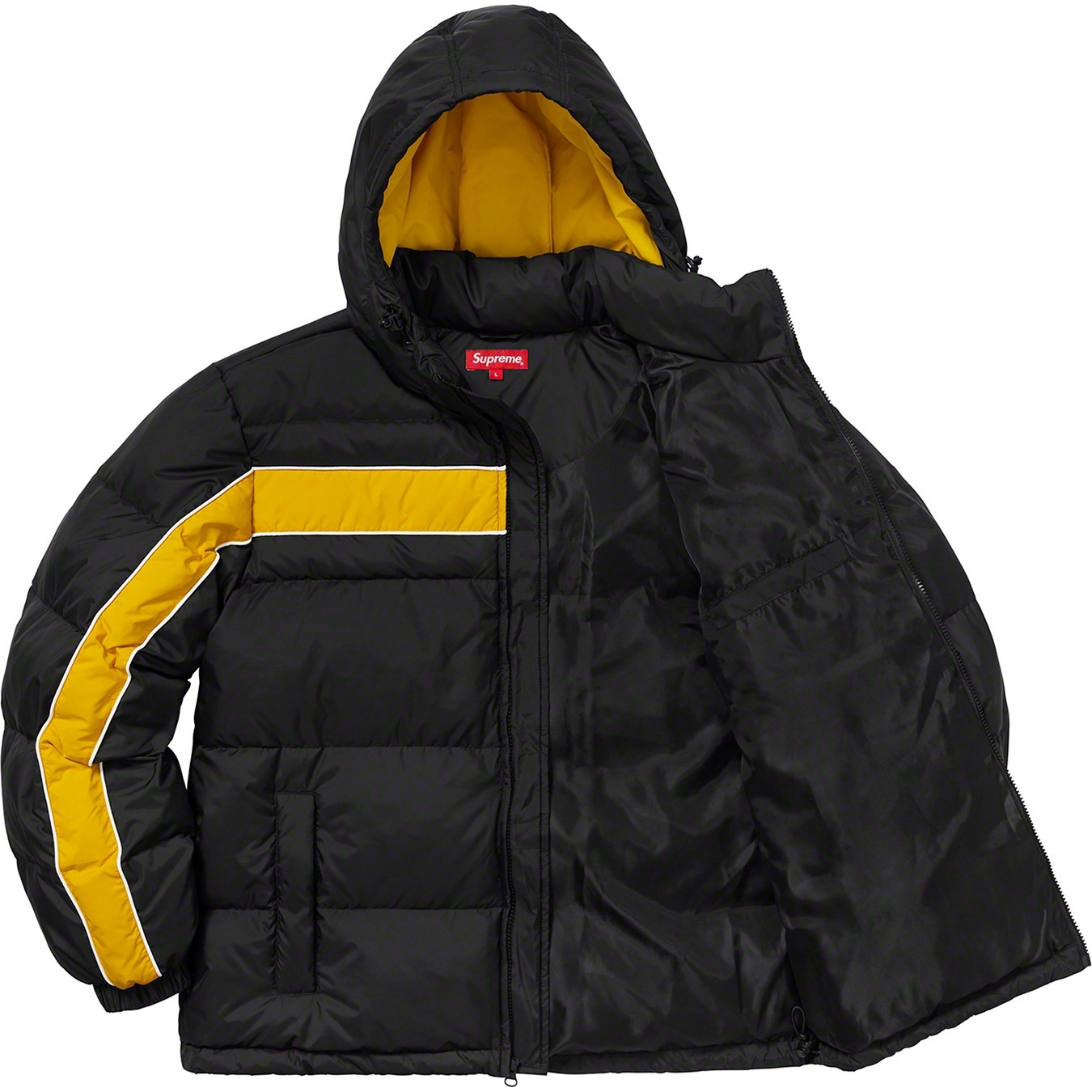 Stripe Panel Down Jacket view 10